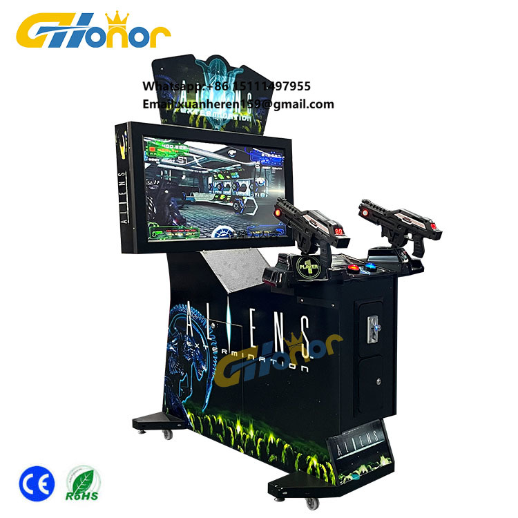Arcade Games & Vending Co - 屋内コイン式射撃アーケードゲーム、コイン式エイリアンシューティングゲームシミュレーターアーケードゲーム機