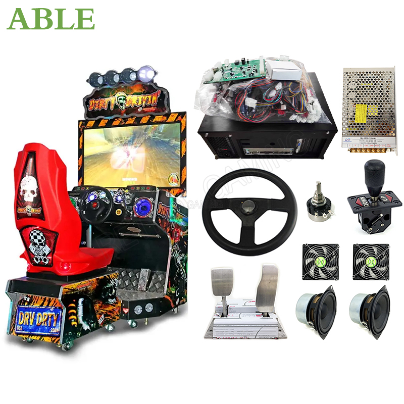 Skee Ball Arcade - ダーティビン-アーケードゲームマシン,完全なキット,コイン操作,ビデオシミュレーター,自動車,レース