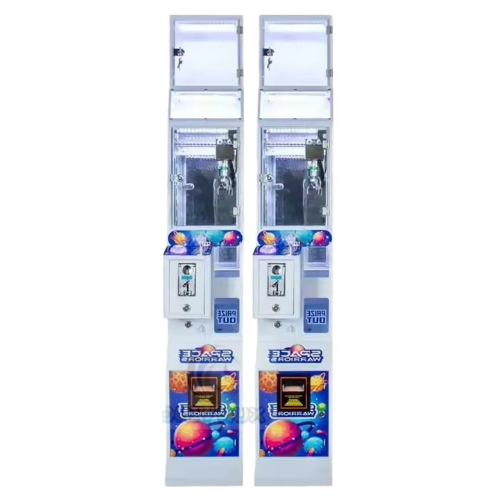 Arcade Prize Vending Machine - ミニクレーンゲームスペースウォリアーシリーズアーケードゲーム機コイン式景品クレーン販売機、ファミリーファンセンター、モール向け