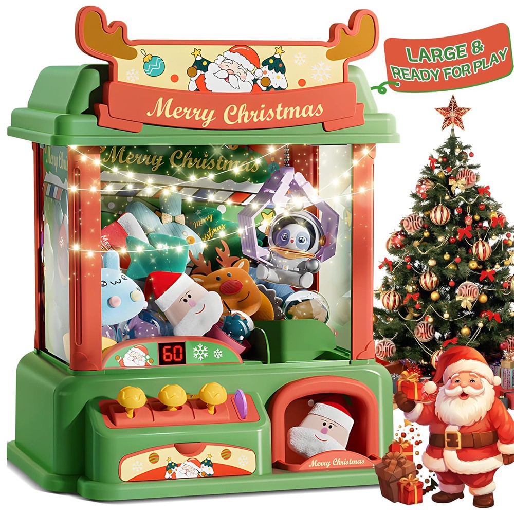 子供のためのクリスマスの爪のマシン,ミニ自動販売機,キャンデ - Arcade Games Vending のレビューと価格