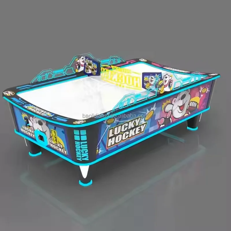 最新の電動屋内エアホッケーアーケードマシン、コイン式スタース - Arcade Games & Vending Co のレビューと価格