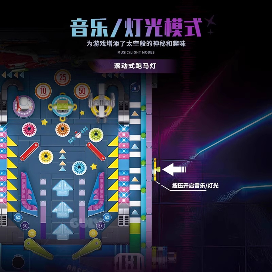 高品質ビルディングブロックピンボールマシン、ゲームテーブル、 - Skee Ball Arcade のレビューと価格