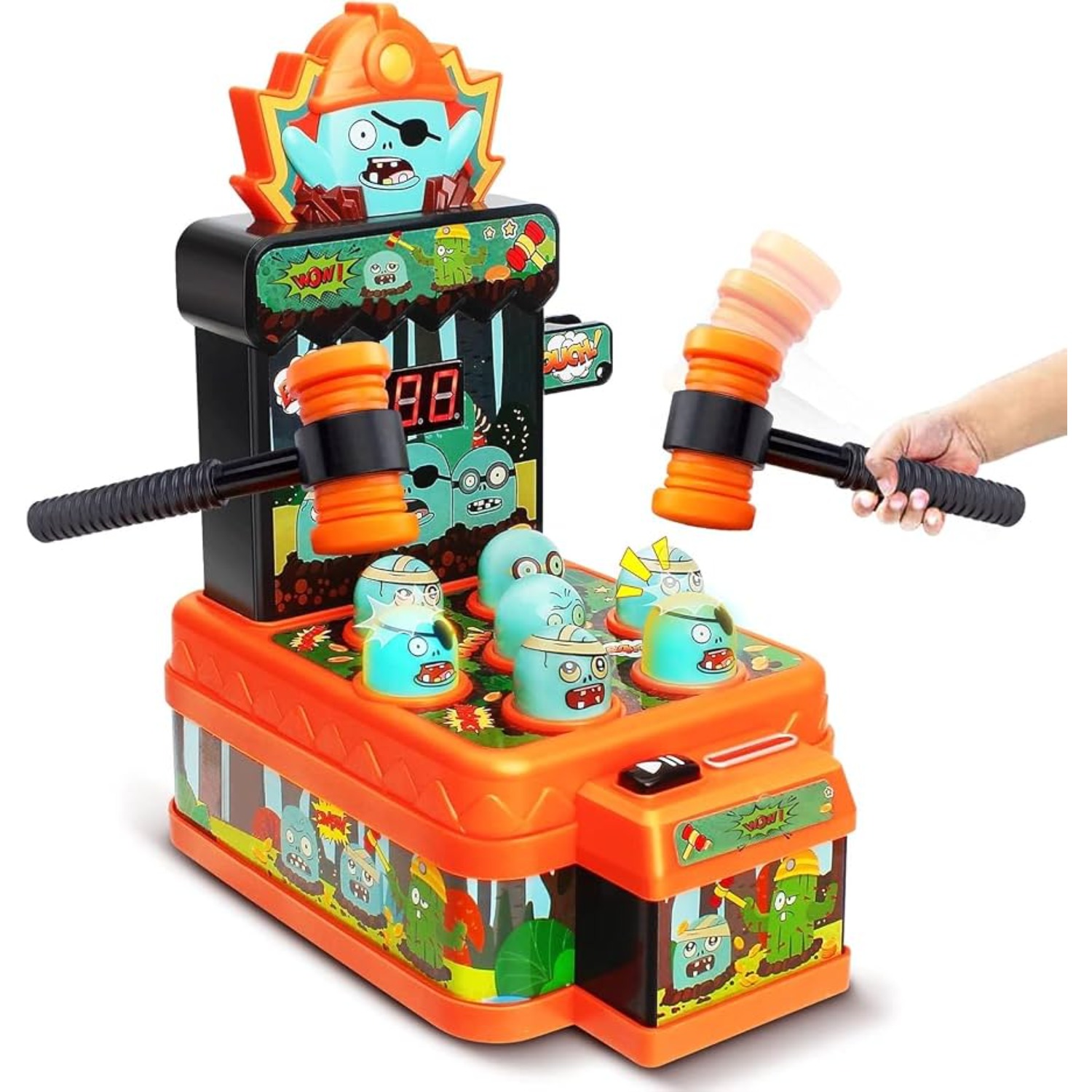 ゾンビたたきゲームおもちゃ 子供用アーケードゲーム ミニ電子 - Skee Ball Arcade のレビューと価格