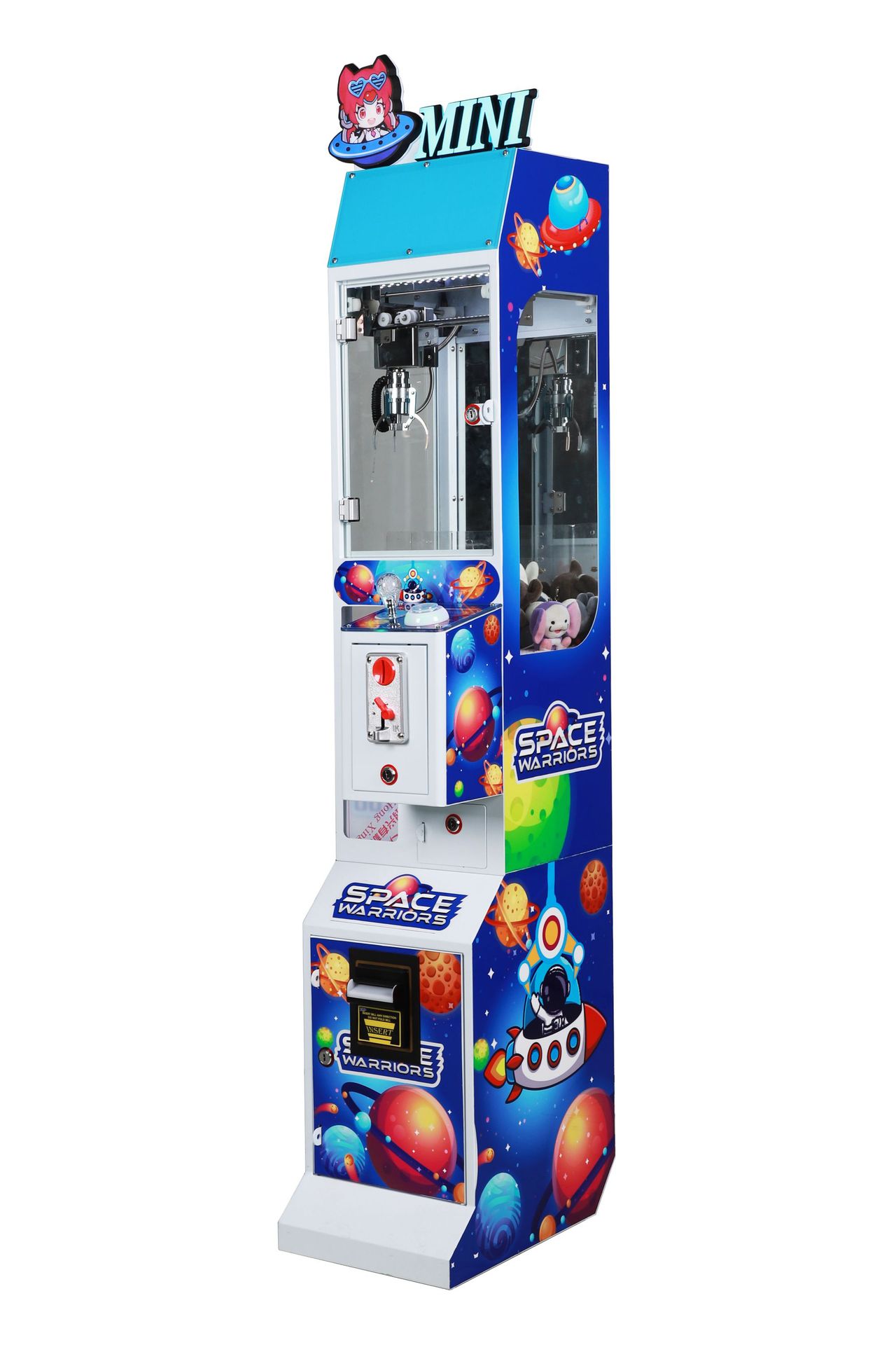 ミニクレーンゲームスペースウォリアーシリーズアーケードゲーム - Arcade Prize Vending Machine のレビューと価格