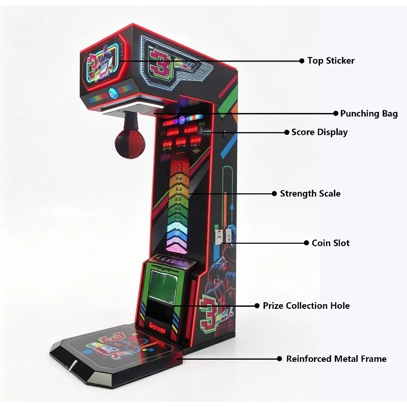 ボクシングシミュレーターマシン 電子ボクシングチャンピオン  - Arcade Games & Vending Co のレビューと価格