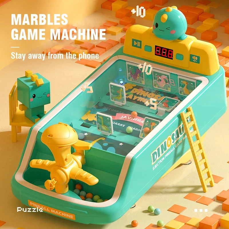 子供ピンボールマシンおもちゃスコア音楽ライトギフト家族パーテ - Pinball Machine のレビューと価格